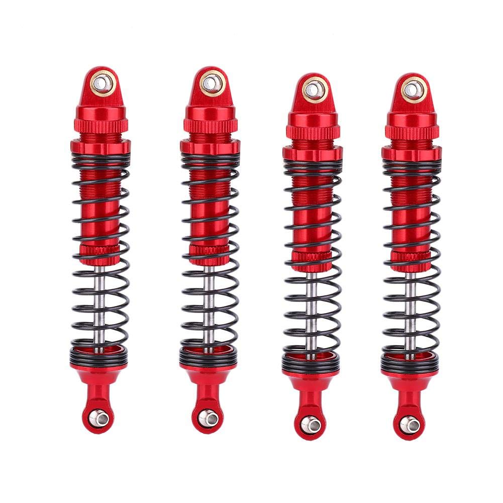 RC Shock Absorber, 1/10 Alloy RC Car Damper Upgrade Parts Compatible with SCX10 D90, 4PCS(100mm)