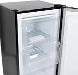 Willow 60L Undercounter Freezer WUCFZ48B Reversible Door Black view 5