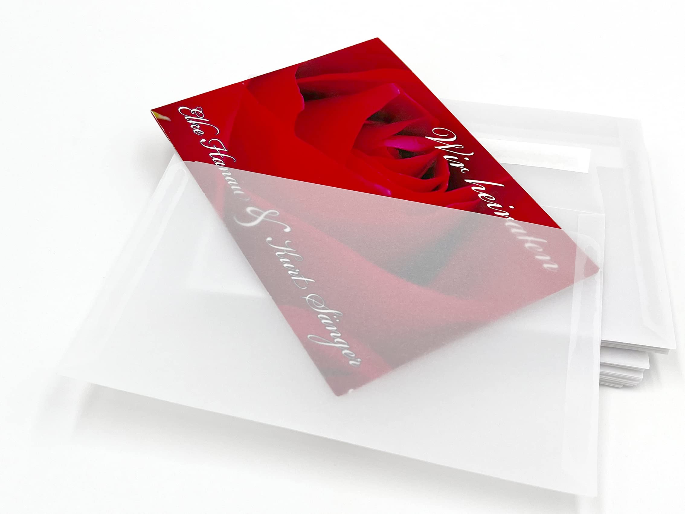 Transparent Envelopes C6 / 162m x 114 mm/Adhesive Strip/Pack of 100