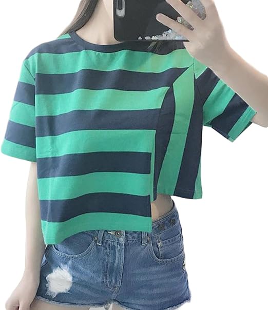 Amazon Bscoolレディース 半袖tシャツ ボーダー柄 ショートtシャツ ゆったり 韓国ファッション レディーストップス 夏物 ストリート レディースtシャツ Tシャツ カットソー 通販 Amazon Bscoolレディース 半袖tシャツ ボーダー柄 ショートtシャツ ゆったり 韓国ファッション レディーストップス 夏物 ストリート レディースtシャツ Tシャツ カットソー 通販