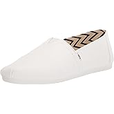 Toms Men's Alpargata Espadrille Loafer Flat, White, 8