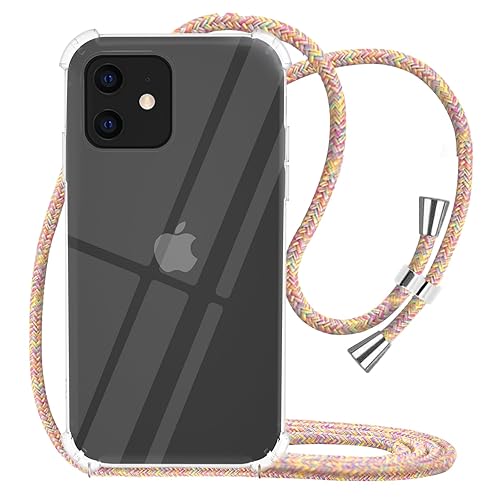 YESPURE for iPhone 11 Case Clear Neck Hanging Adjustable Shoulder Lanyard  Crossbody Phone Cover Women Girls Soft TPU Slim Protective Strap Mobile  Case