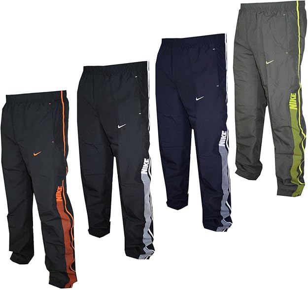 NIKE MENS TRACKSUIT BOTTOMS RIVAL WOVEN CUFFED JOGGING PANTS NAVY