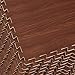 Sorbus 48Sq. Ft. Wood Grain Floor Tiles Foam Mat EVA Interlocking Mats Tile 3/8-Inch Thick Flooring Wood Puzzle Exercise Mats w/Borders - Home Playroom Basement, Apartment, Trade Show, Baby, Dance