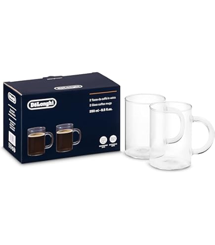 Amazon.com | DeLonghi Coffee Connoisseur Glasses (set of 6): 2