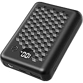 MNZZ 7.4v 14000mAh Rechargeable Power Bank Capacity Portable Battery Charger for Graphene Heated Jackets Heated Vests Type-C Input,USB Type-C DC Output Cell Phone Portable Battery Bank