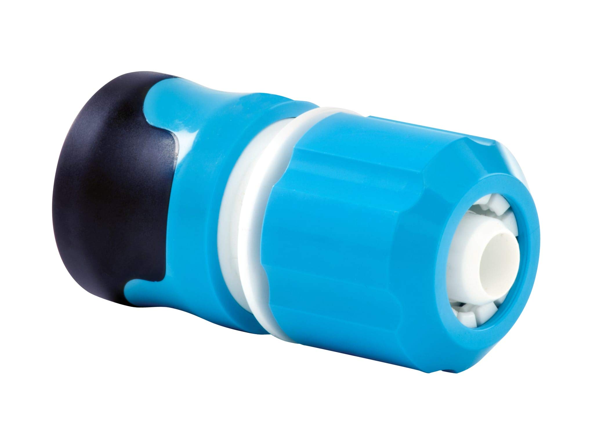 Flopro Supergrip Hose Tap Connector, Blue, 1/2 inch
