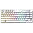 IROK ND75 Rapid Trigger Magnetic Switch Mechanical Keyboard TKL 75% Hot Swapped RGB Backlight Programmable Wired Gaming Keyboard for Win/Mac Gamer-White