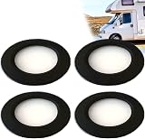 JUTTAUTO 12V Interior LED Spot Light 3W Dimmable Recessed Ceiling Light