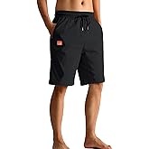MO GOOD Mens Casual Shorts-Summer Beach Leisure Shorts, Stretch Golf Pants, Elastic Waist Drawstring Shorts with Pockets