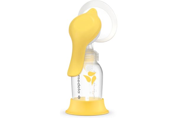 Medela Manual breast pump with Flex Shields Harmony Single Hand for More Comfort and Expressing More Milk