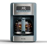 Mr. Coffee&reg; 12 Cup Coffee Maker, Coffee Maker with Decaf Brew and Iced Coffee Brew Settings, Small Batch Setting for 1 to 4 Cups, Reflection