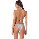 Maaji Women's Splenium Regular Rise Tie Side Cheeky Cut Bikini Bottom