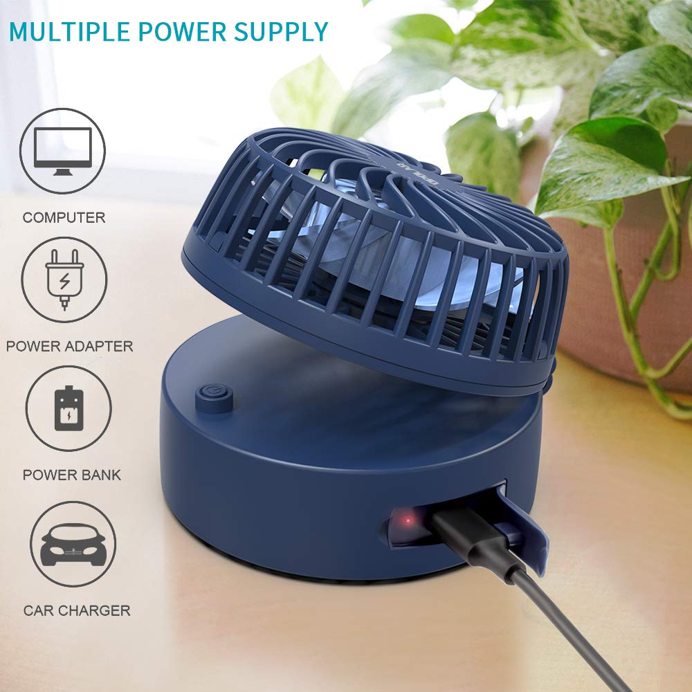 Opolar Necklace Fan Powered By 3350mah Battery Rechargeable