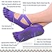 Ozaiic Yoga Socks for Women with Grips, Non-Slip Five Toe Socks for Pilates, Barre, Ballet, Dance, Workout, Fitness