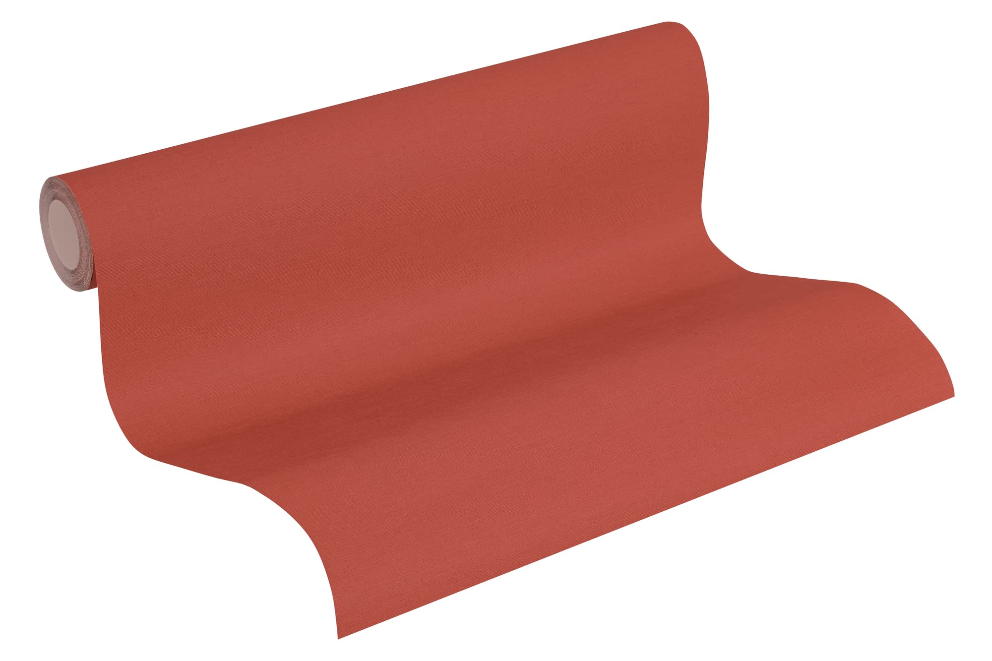 A.S. Création Plain Wallpaper Ethnic Origin Non-Woven Wallpaper 10.05 m x 0.53 m Red Made in Germany 371785 37178-5