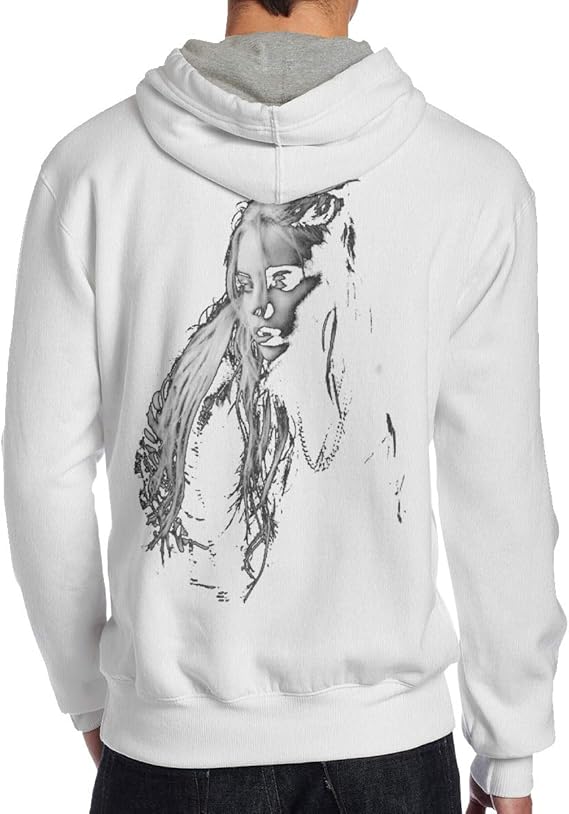 Amazon ビリー アイリッシュ Billie Eilish Portrait メンズ 後ろプリント スウェットシャツ フード付き 今季最新 プルオーバーパーカー 男女兼用 お揃い 贈り物 トレーナー パーカー 通販