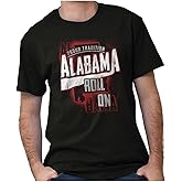 Brisco Brands Alabama Tradition Distressed Athletic Graphic T Shirt Men or Women