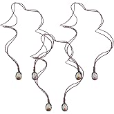 Needzo Wooden Scapular with Sacred Heart and Our Lady Grace Oval Panels, Religious Devotional Gifts, 19 Inches (Pack of 3)