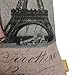 LINKWELL Paris Lady Eiffel Tower Perfume Cushion Cover Pillow Case