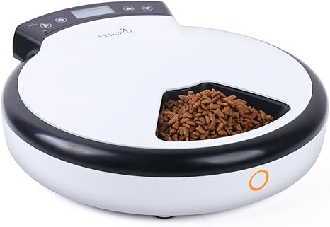 Amazon Com Jempet Automatic Pet Feeder For Cats And Dogs 5 Meal