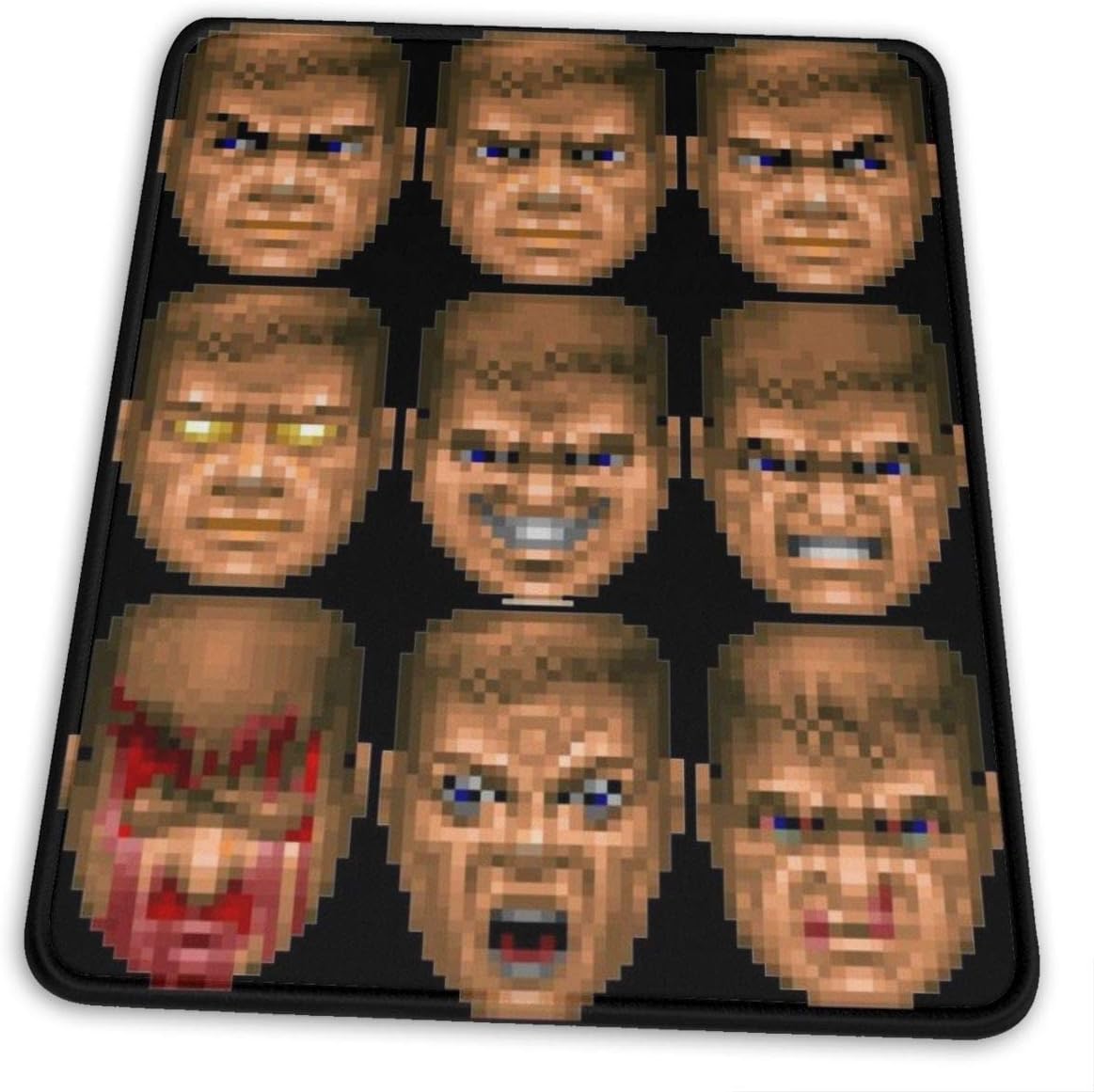 Doom Faces Hemming The Mouse Pad 10 X 12 Inch Esports Office Study Computer