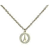 BlingNuts Teddy Bear Cross Lucky Clover Music Note Eiffel Tower Bling Cubic Zirconia Necklaces for Women