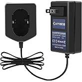 Exmate 1.2V-18V Battery Charger Compatible with Hitachi 7.2V, 9.6V, 12V 14.4V 18V Pod Style Battery (Not for Li-ion Battery)