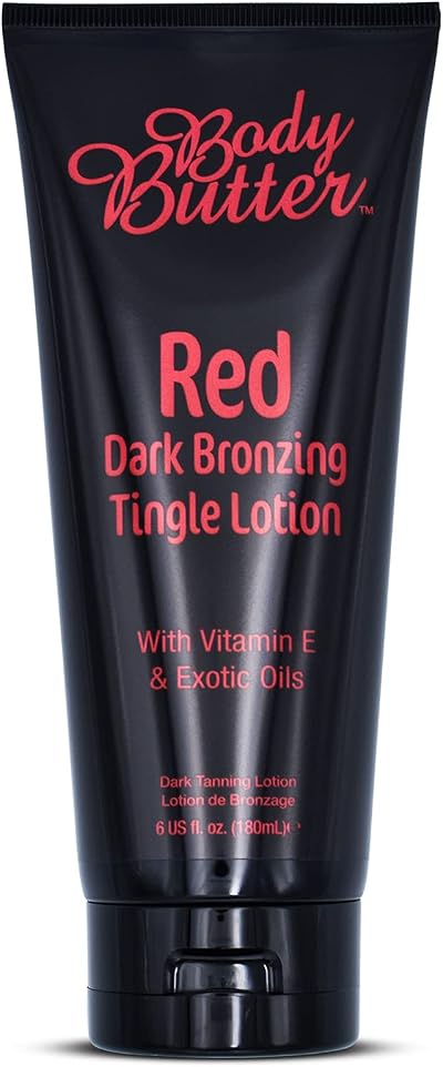 BODY BUTTER Red Tingle Tanning Lotion Intense Bronzer for Advanced Tanners 180ml