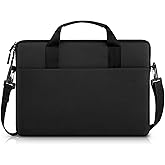Dell 15-16 EcoLoop Pro Sleeve - CV5623 - Organizer, Front Zippered Pocket, Weather-resistant, Luggage Pass Through, Padded Carry Handles, Detachable Shoulder Strap, Nylex Lining Material - Black