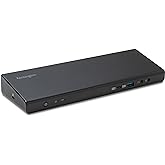 Kensington SD4750P USB-C Displaylink Docking Station for Windows, MacBook, Surface and Chromebooks – Dual 4K Video, 85W PD (K