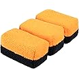 Cerakote Premium Microfiber Applicator (Pack of 3) - Quality Microfiber Material - Washable and Reusable - Perfect for Car Coating Application