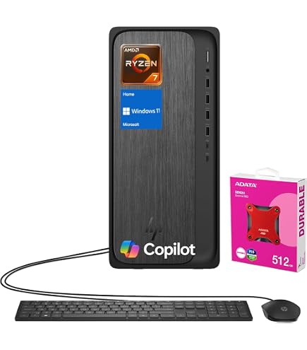Amazon.com: HP OmniDesk Desktop Computer PC| AMD Ryzen 5 8500G(Up