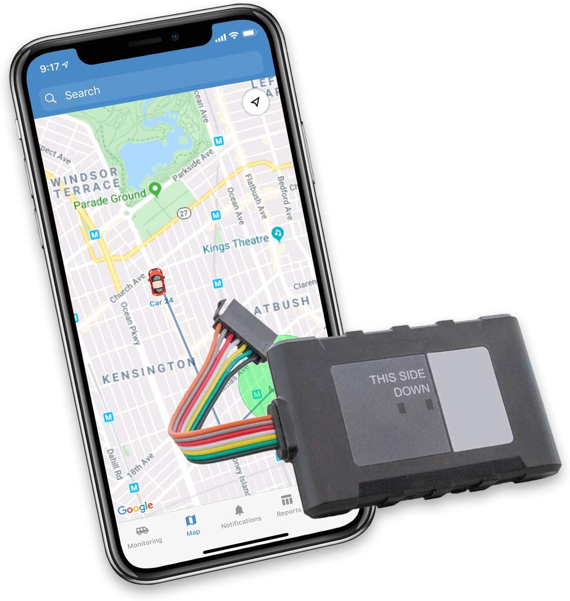 LightningGPS 4G Discreet Wired RealTime GPS Vehicle Tracker for