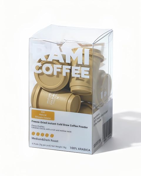 RAMI COFFEE COLD BREW FREEZE DRIED INSTANT COFFEE...