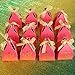 Kate Aspen Indian Jewel Ganesh Favor Box (Set of 12) Gift Set, One Size, Red, Gold