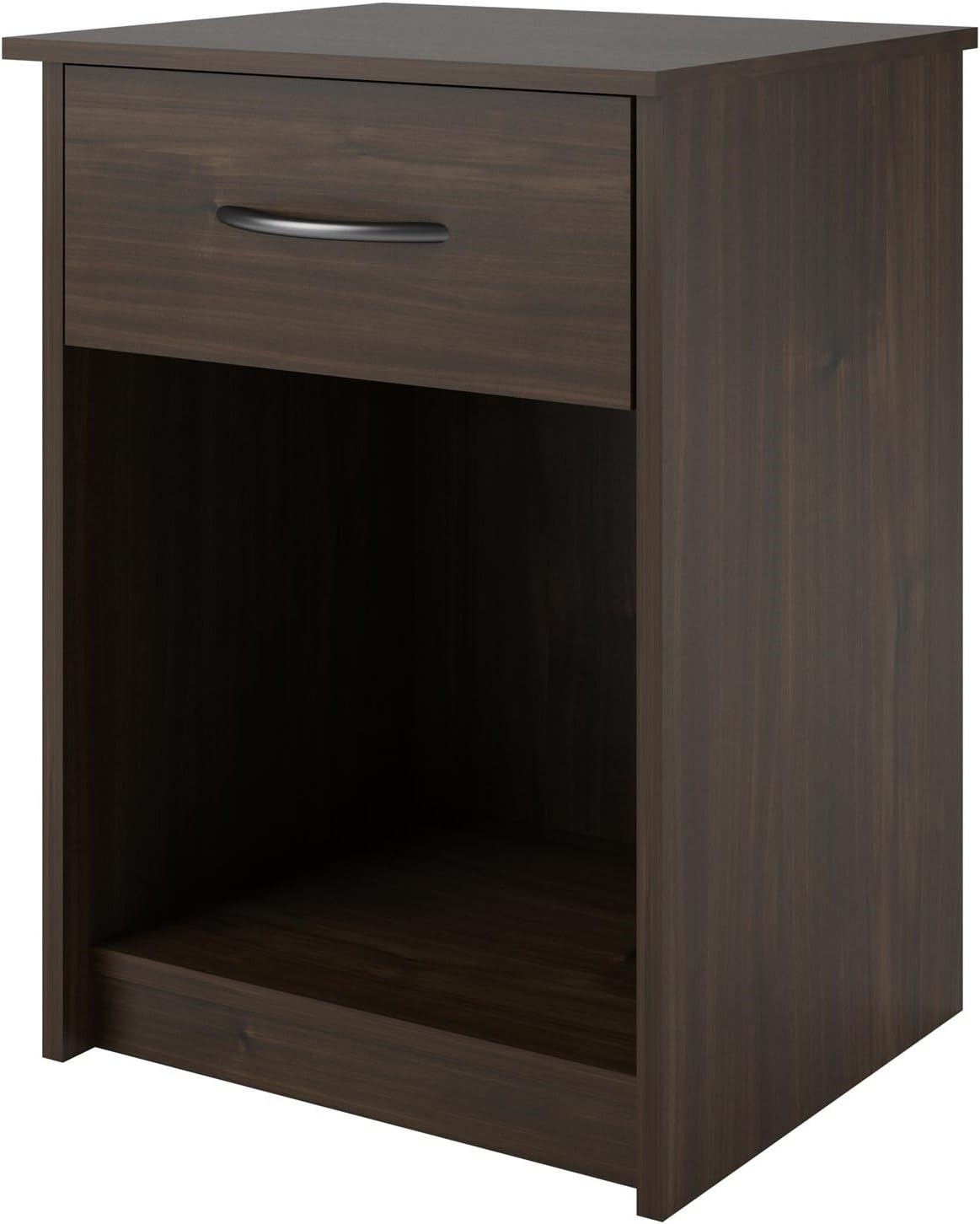 Amazon Com Ameriwood Home Core Night Stand Brown Walnut Furniture Decor