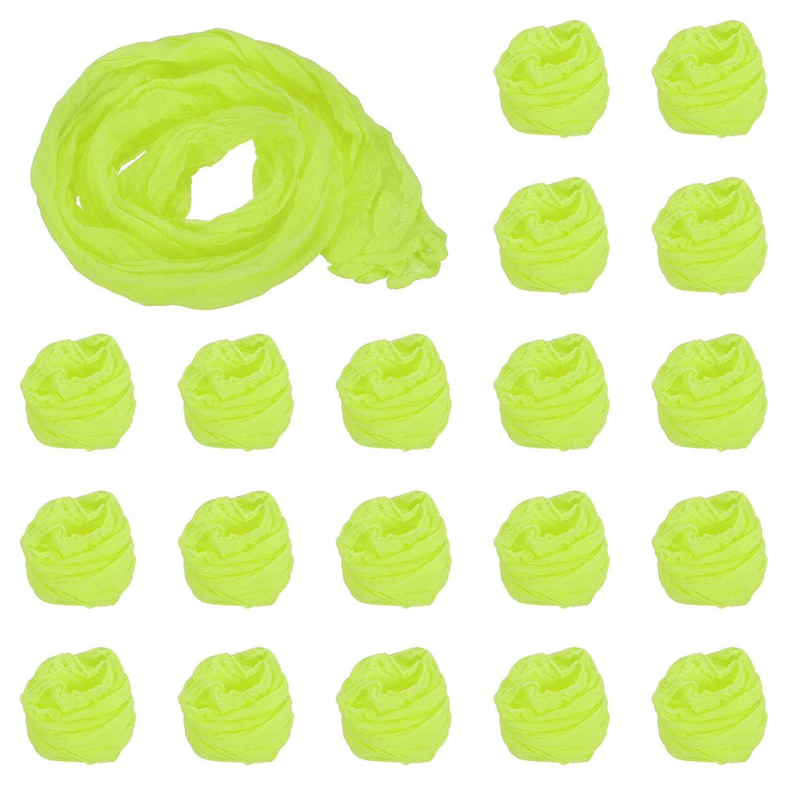 PATIKIL Nylon Stockings DIY Flower, 20Pcs Stocking Flower Fabric Material Tensile Silk Stocking Flowers for DIY Flower Making Wedding Crafts Home Decoration, Light Green