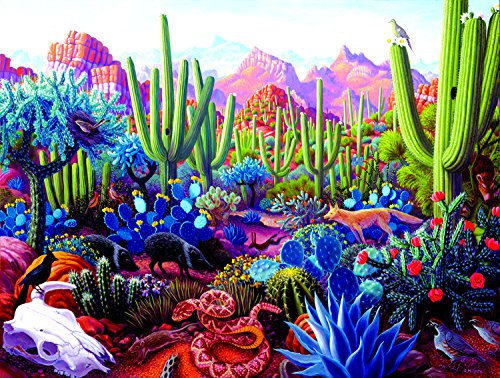 SunsOut Cactusland 1000 Pc Jigsaw Puzzle