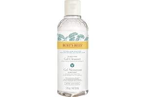 Burt's Bees® Natural Acne Solutions Purifying Gel Cleanser, Salicylic Acid Acne Treatment with Soothing Cica, 98% Natural Ori