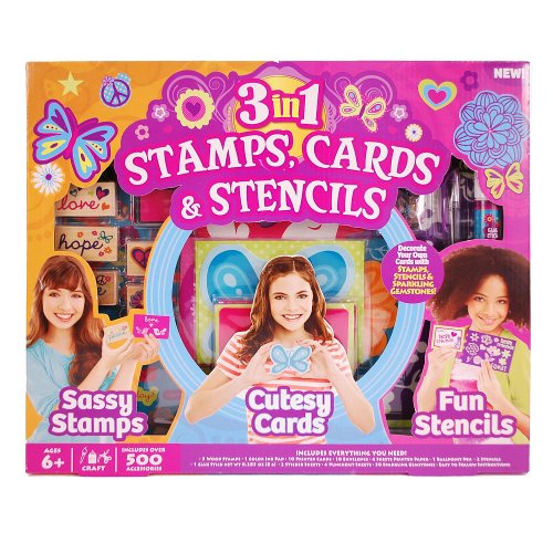 3-in-1 Stamps, Cards, and Stencils by Horizon
