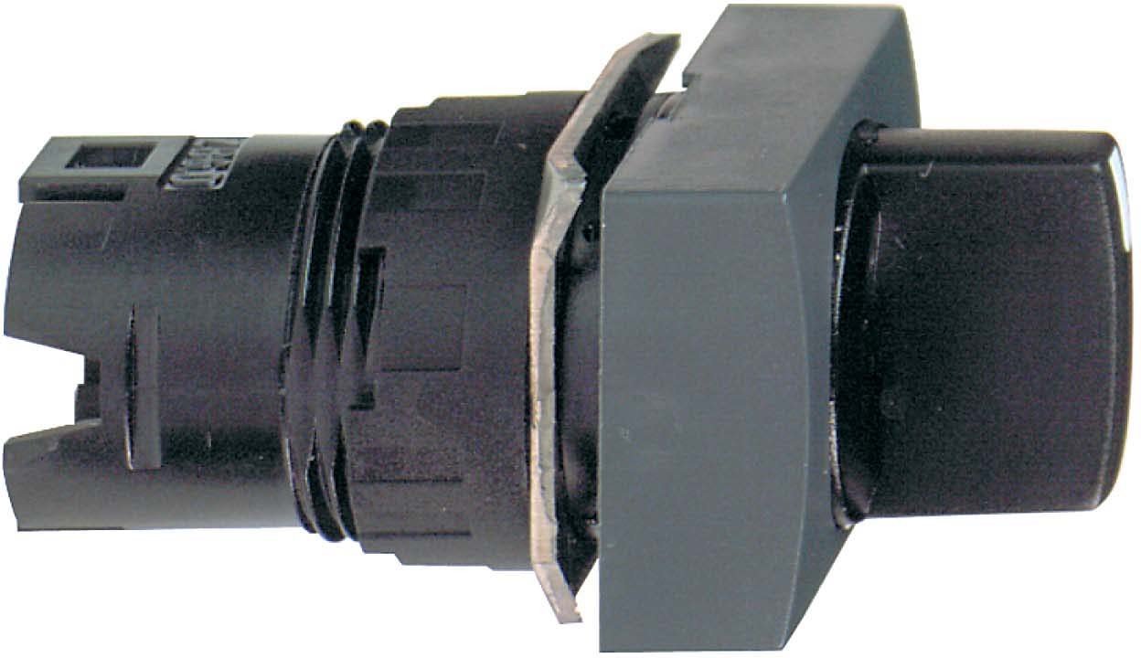 Schneider Electric ZB6DD23 Rect Selector Sw Head, Black Rectangular Selector Switch Head Ø16 3-Position Stay Put