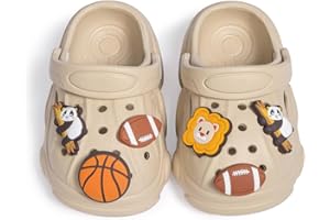 Casazoe Toddler Boys Girls Cute Garden Clogs Kids Slip On Water Shoes EVA Lightweight Summer Slipper Slides Baby Comfort Sandals Children Outdoor Shower Beach Pool Play Shoes