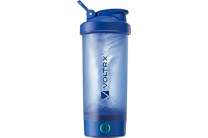 VOLTRX Protein Shaker Bottle, Titanus USB C Rechargeable Electric Protein Shake Mixer, Shaker Cups for Protein Shakes and Mea