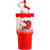 Many Rainbows Hello Kitty & Apple Tumbler with Cover & Straw 580ml