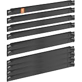Tecmojo 1U Blank Panel, Plastic Rack Blank Panel, Rack Mount Plate for 19 in Server Rack Enclosure or Network Cabinet, Toolless Mounting, Black(10 Pack)