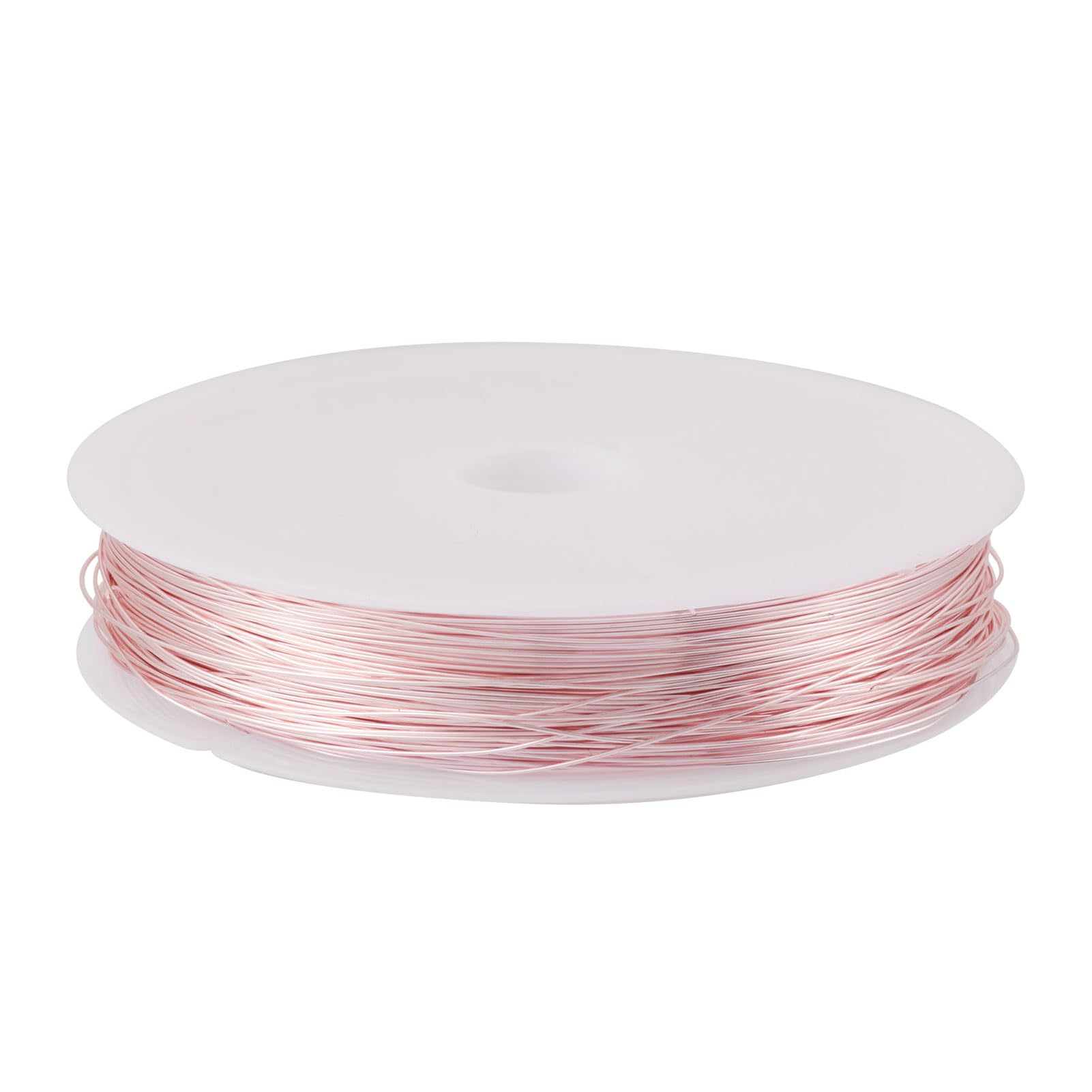Spritewelry 0.3mm/72m Pink Jewelry Wire Craft Copper Wire Tarnish Resistant Jewelry Beading Wire Copper Beading Wire for Jewelry Making