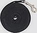 Justzon Cotton Web Dog Training Lead Black (20-Feet)