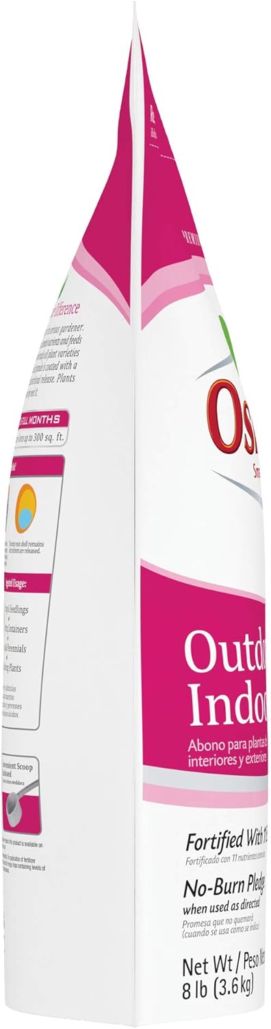 Osmocote 274850 Smart-Release Plant Food Plus Outdoor & Indoor, 8 lbs : Fertilizers : Garden & Outdoor