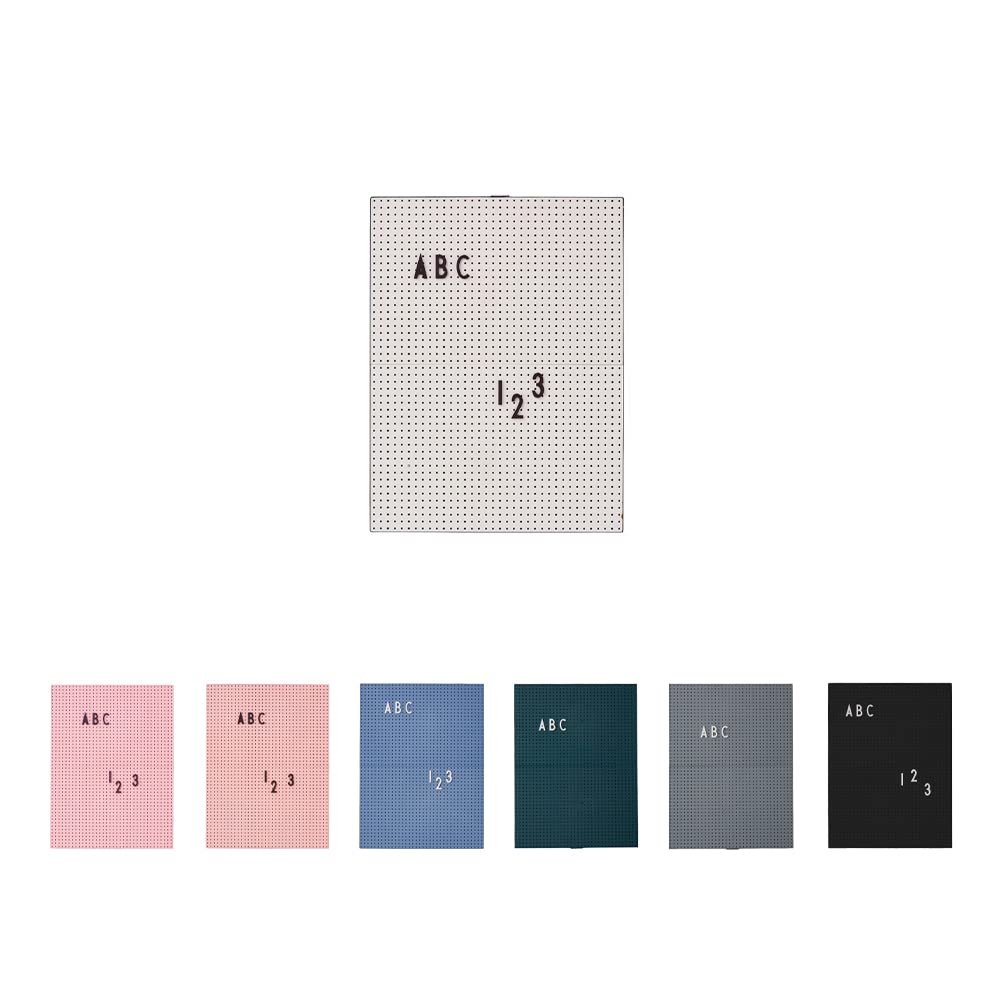 Design Letters Felt Memo Letter Board | A4 Message Board | Changeable Letter Board for Everyday | Aesthetic Room Decor for Home, Kitchen, Office Display | Grey โ image 1